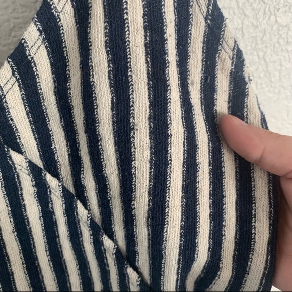 Madewell Finale tank top in stripe crop top XS G5538 - Picture 4 of 10